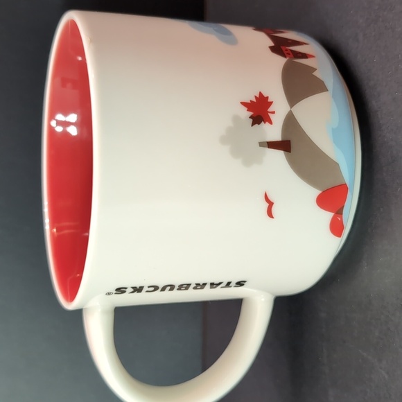 Starbucks You are Here Collection Canada Red/White Ceramic Mug. - Picture 3 of 7